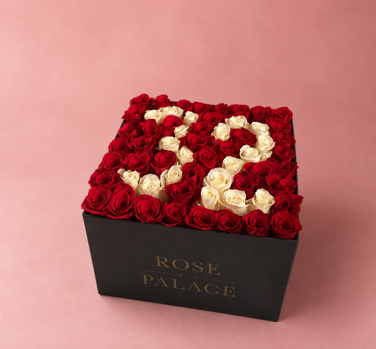 Box cuadrada rosas personalizada