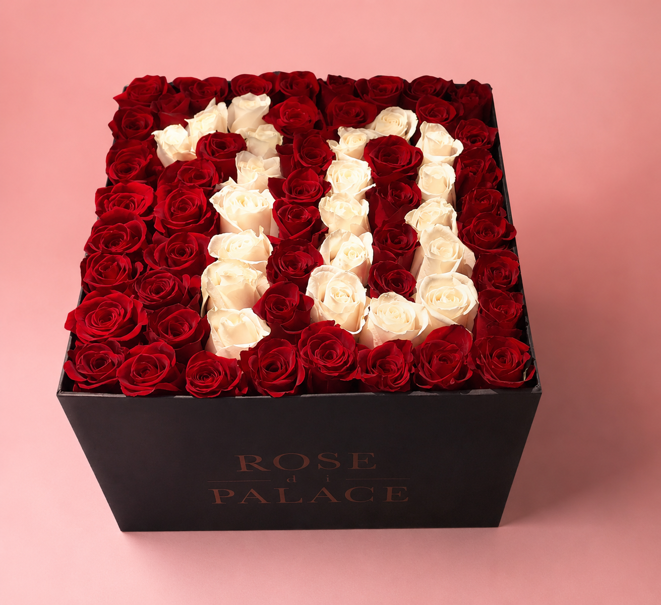 Box cuadrada rosas personalizada
